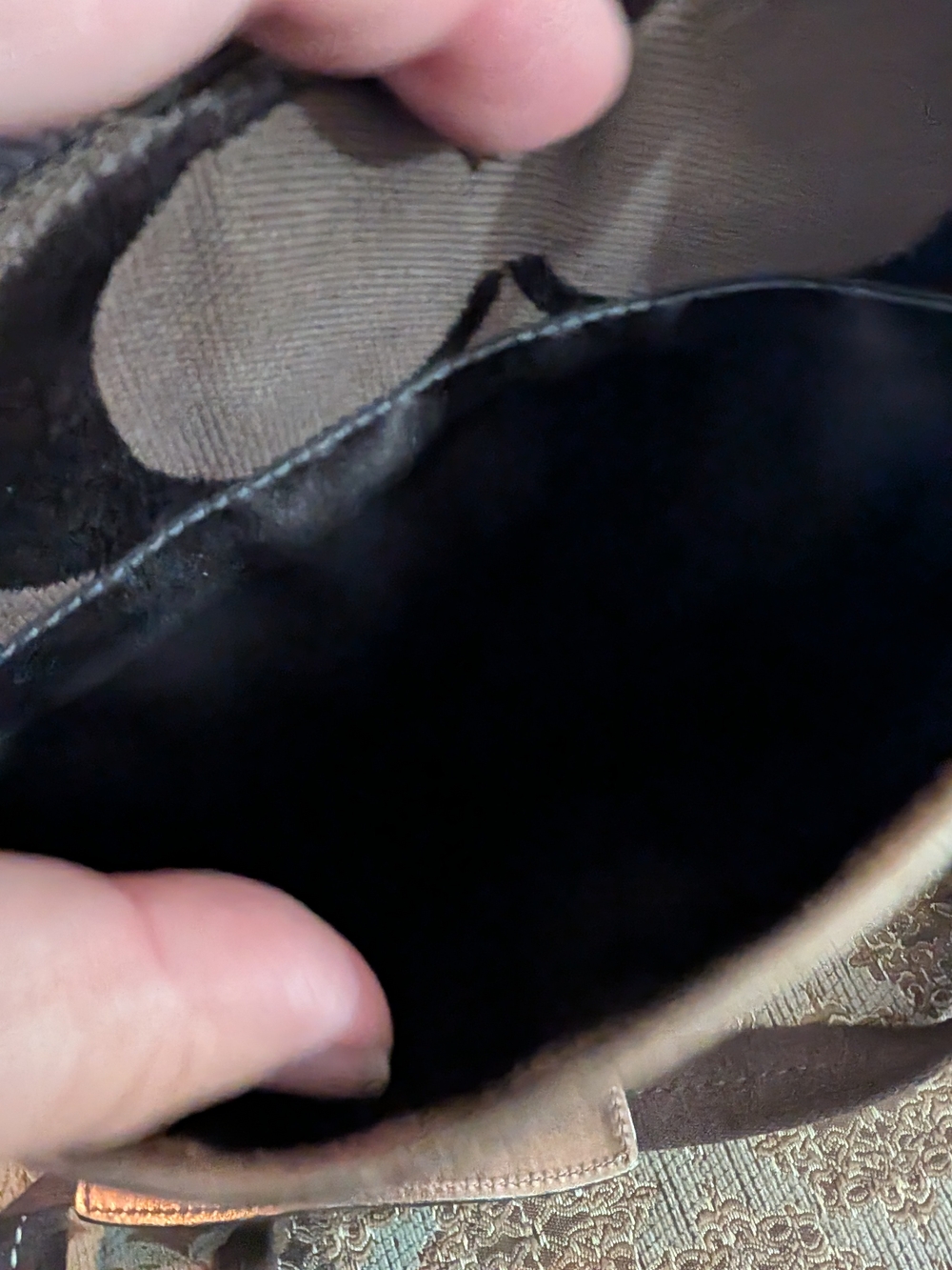Coach Brown Signature Canvas Crossbody Bag - Picture 3 of 6